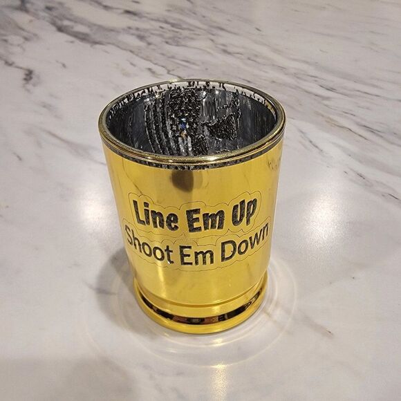 Personalized .50 Caliber Gun Casing Shot Glass - Engraved Shot Glass - Picture 3 of 8